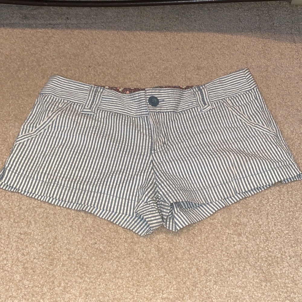 Forever 21 Green Stripped Shorts Size M